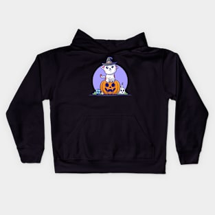 Snuggles the Demon Cat Kids Hoodie